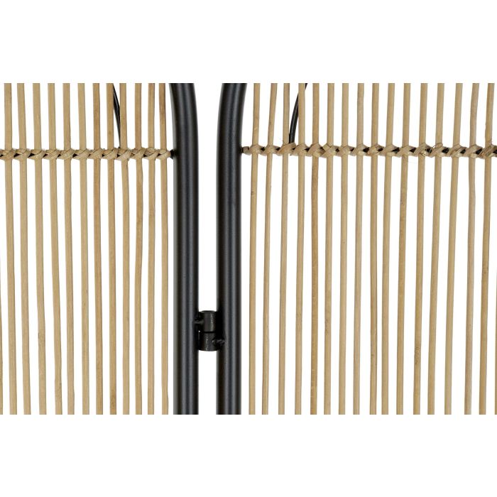 Biombo DKD Home Decor Metal Ratán (126 x 2 x 180 cm) 2
