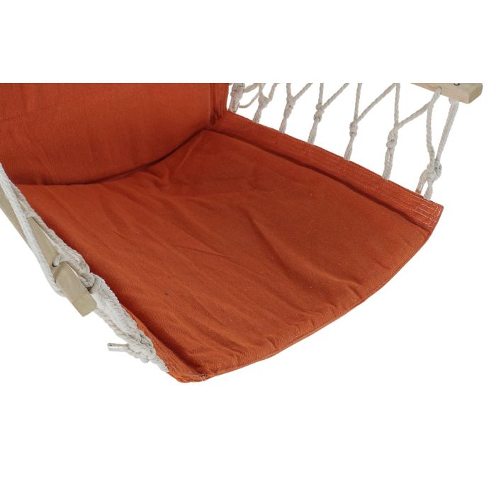 Silla Colgante Terraza Y Jardin DKD Home Decor Naranja 50 x 120 x 97 cm 1