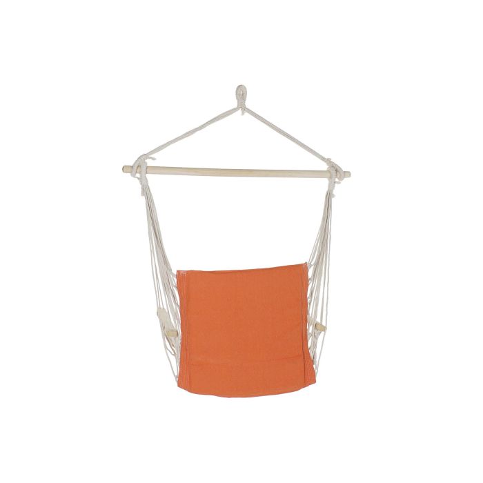 Silla Colgante Terraza Y Jardin DKD Home Decor Naranja 50 x 120 x 97 cm 4