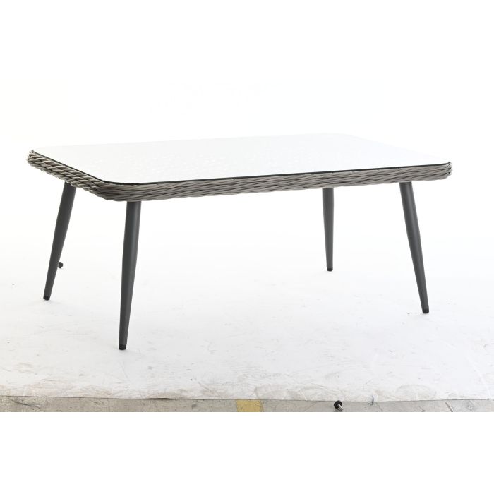 Sofa Terraza Y Jardin DKD Home Decor Marron Claro Gris Claro 72 x 76 x 127 cm Set de 4