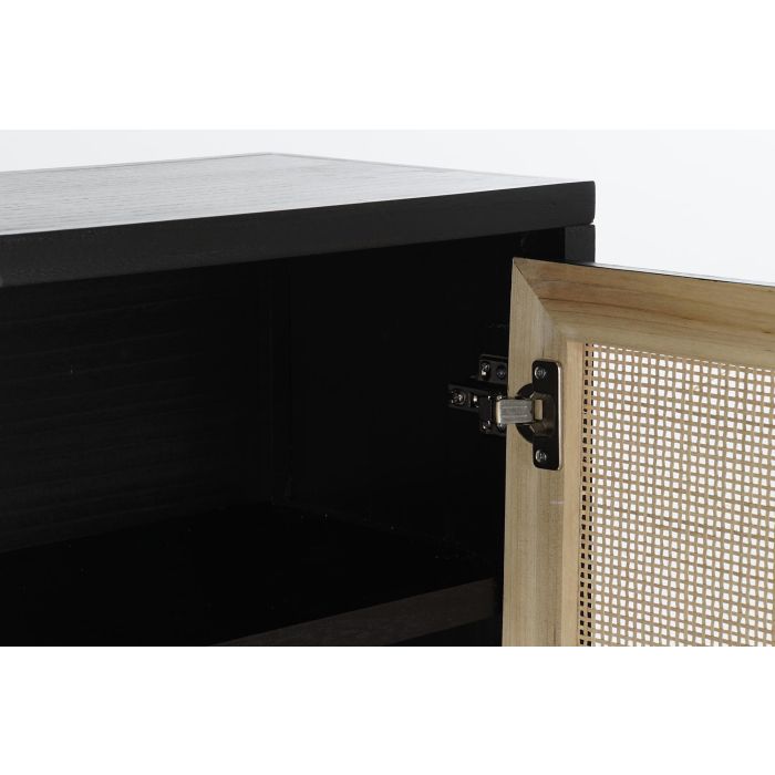 Aparador Balines DKD Home Decor Negro Natural 30 x 100 x 110 cm 4