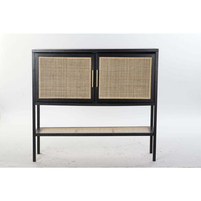 Aparador Balines DKD Home Decor Negro Natural 30 x 100 x 110 cm 6