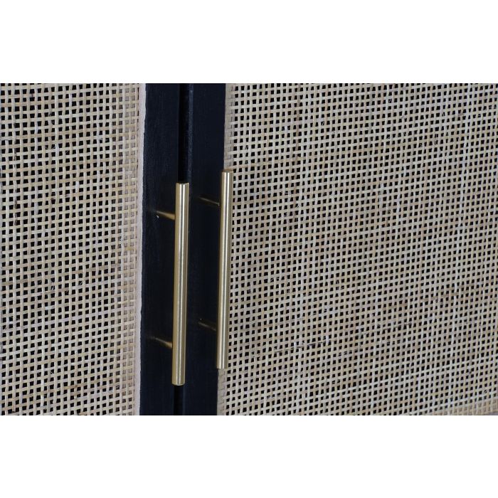 Aparador Balines DKD Home Decor Negro Natural 30 x 100 x 110 cm 7