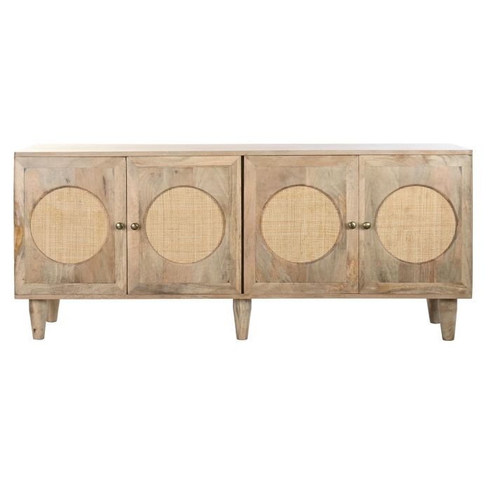 Aparador DKD Home Decor Marrón Natural Ratán Madera de mango 150 x 40 x 65 cm 7