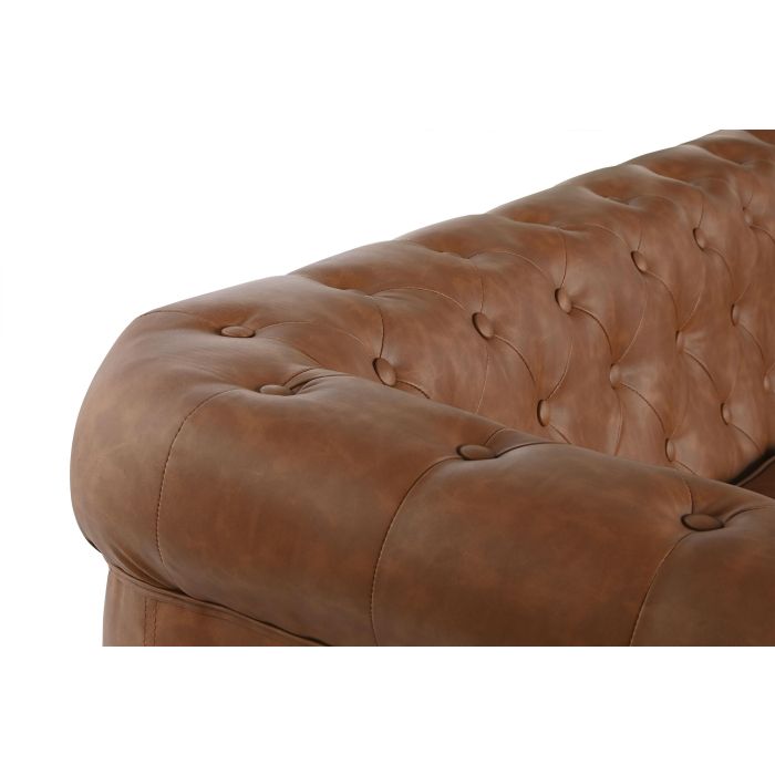 Sofa Vintage DKD Home Decor Marron Natural 78 x 70 x 218 cm 1