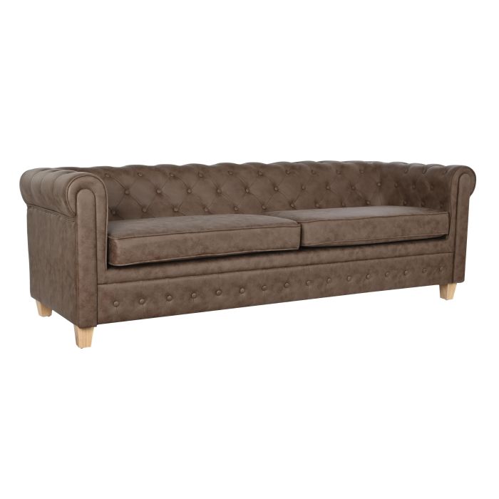 Sofa Vintage DKD Home Decor Marron 78 x 70 x 216 cm 5