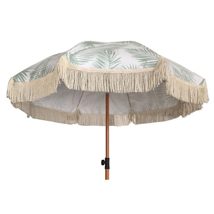 Parasol DKD Home Decor Blanco Verde 180 x 1 x 180 cm