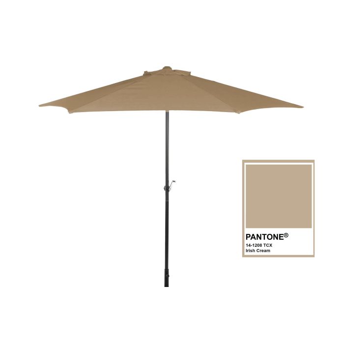 Parasol Basicos DKD Home Decor Khaki Negro 270 x 250 x 270 cm