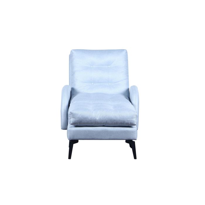 Sofa Cama Scandi DKD Home Decor Azul Celeste Negro 85 x 90 x 74 cm Set de 2 1