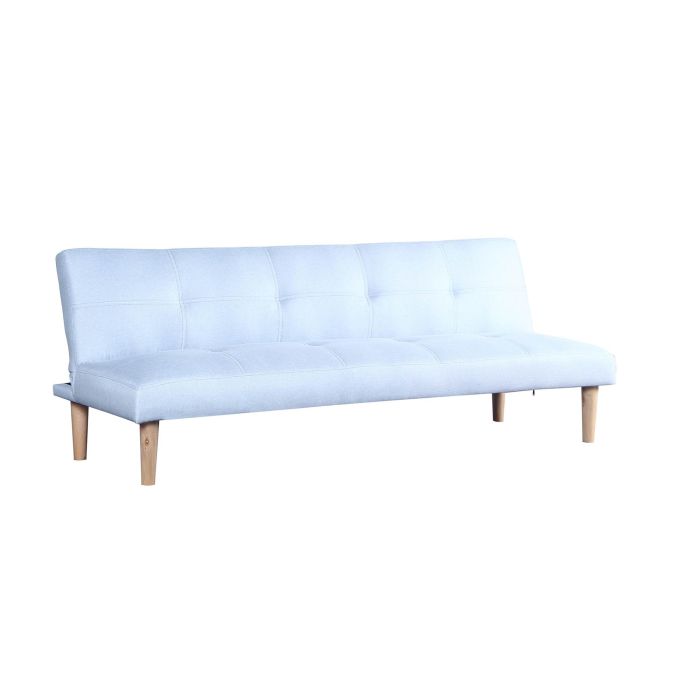 Sofa Cama Scandi DKD Home Decor Azul Celeste Natural 68 x 66 x 180 cm 1