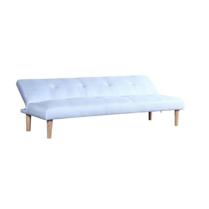 Sofa Cama Scandi DKD Home Decor Azul Celeste Natural 68 x 66 x 180 cm 2