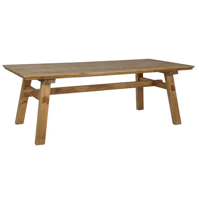 Mesa Comedor Alpino DKD Home Decor Natural 100 x 76 x 220 cm 6