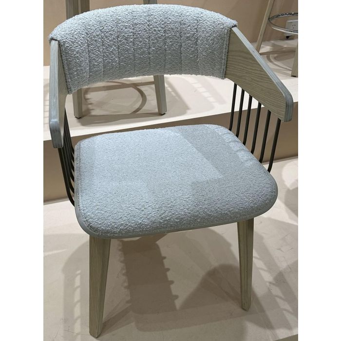 Silla Scandi DKD Home Decor Blanco 55 x 76.5 x 51 cm