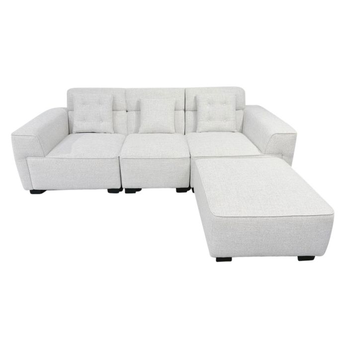 Sofa Moderno DKD Home Decor Gris 170 x 82 x 231 cm