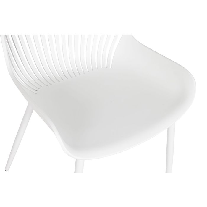 Silla Home ESPRIT Blanco 50,5 x 55 x 82 cm 4