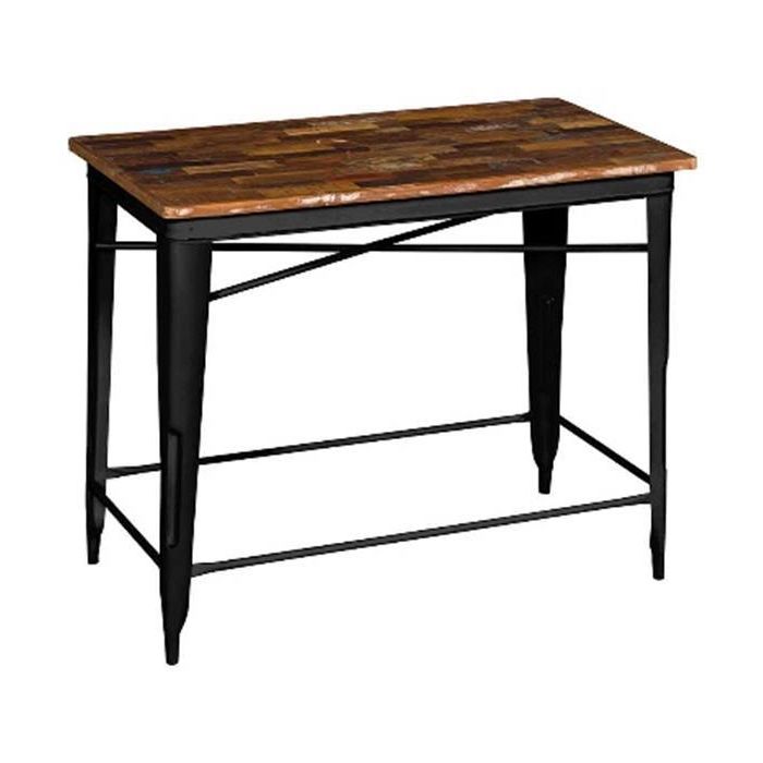 Mesa Bar Horeca DKD Home Decor Marron Negro 66 x 102 x 120 cm