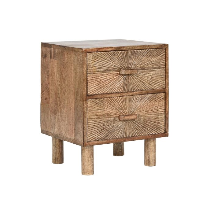 Mesita De Noche Moderno DKD Home Decor Natural 34 x 50 x 40 cm 1