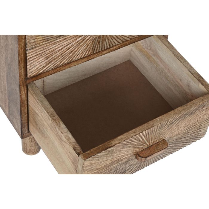 Mesita De Noche Moderno DKD Home Decor Natural 34 x 50 x 40 cm 3