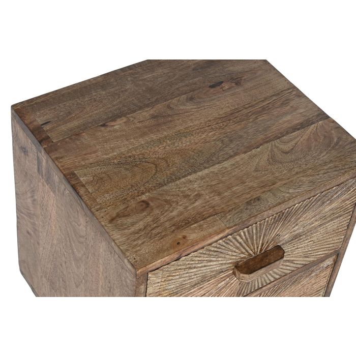 Mesita De Noche Moderno DKD Home Decor Natural 34 x 50 x 40 cm 4