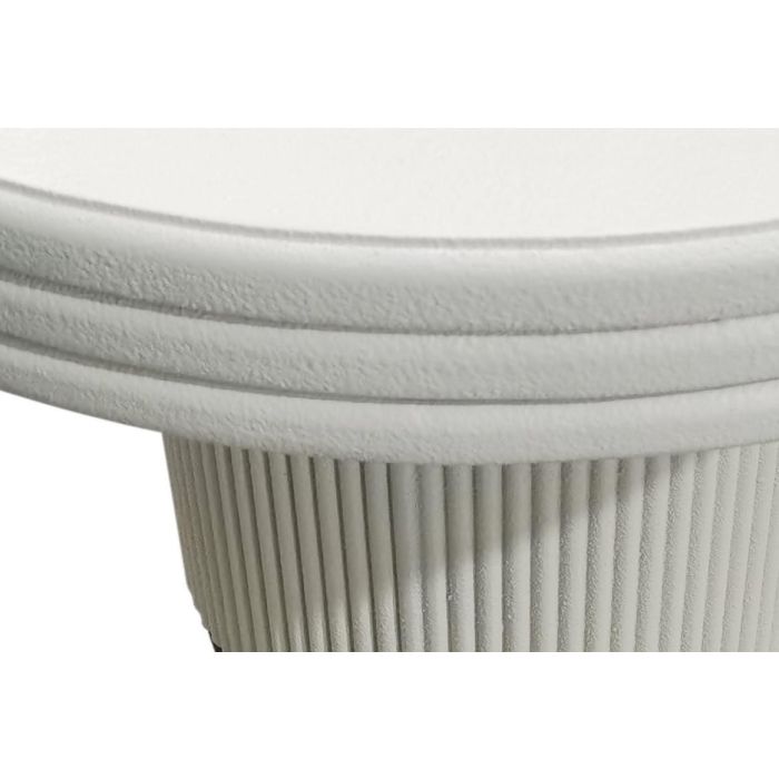 Mesa Centro Chic DKD Home Decor Blanco 70 x 52 x 70 cm 1