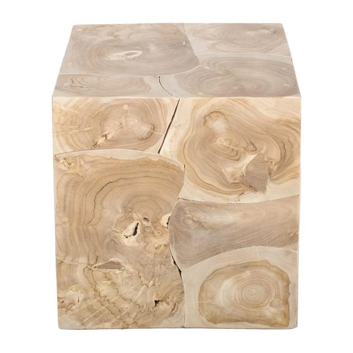 Mesita Auxiliar Item Home DKD Home Decor Natural 30 x 45 x 30 cm