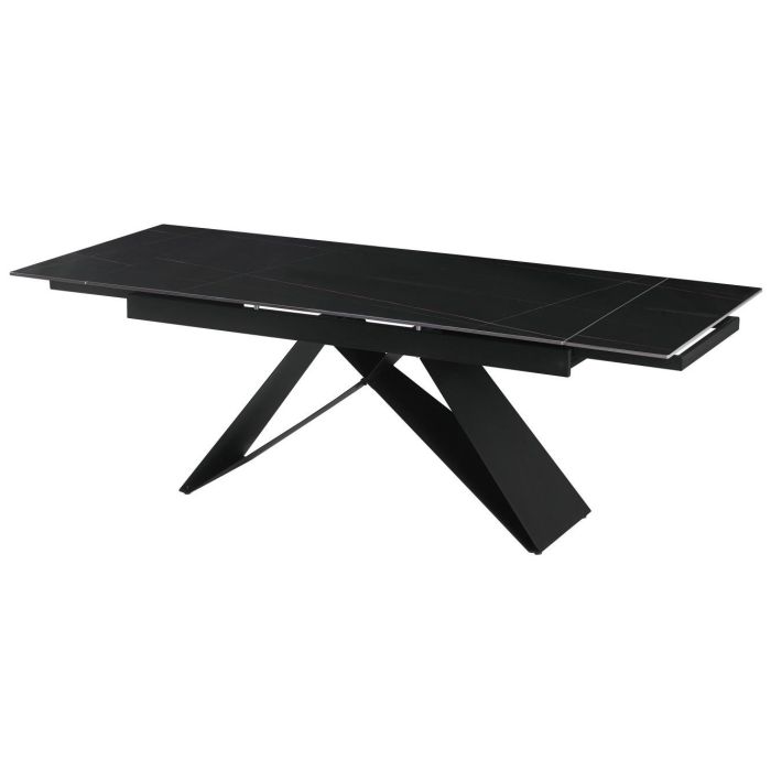 Mesa Comedor Moderno DKD Home Decor Negro 90 x 75 x 160 cm