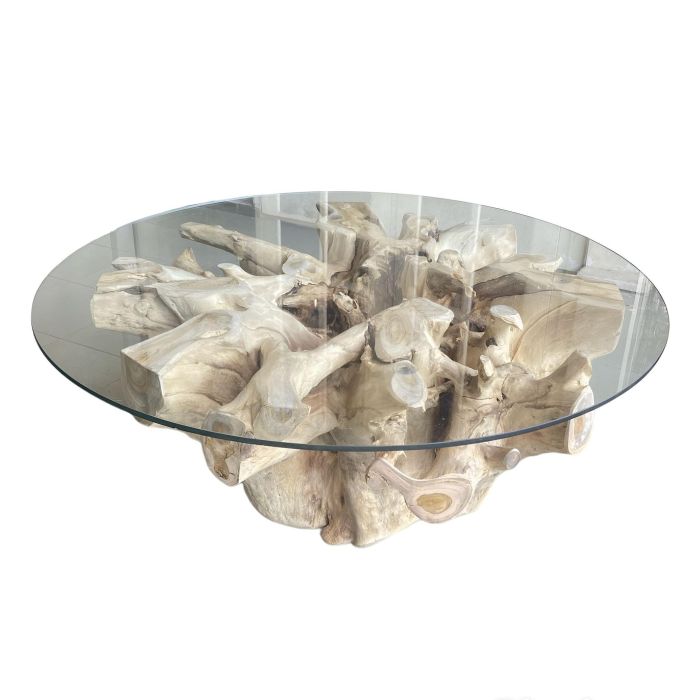 Mesa Centro Item Home DKD Home Decor Natural 100 x 45 x 100 cm