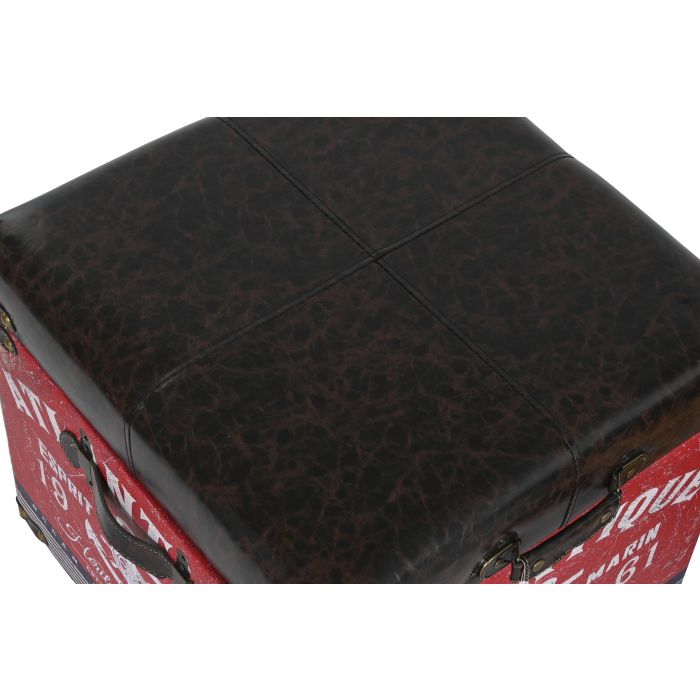 Caja Atlantico DKD Home Decor Multicolor Marron 47 x 42 x 47 cm Set de 3 1