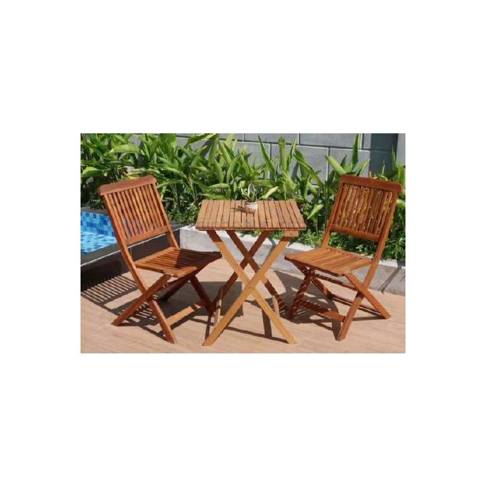 Mesa Terraza Y Jardin DKD Home Decor Marron 60 x 74 x 60 cm Set de 3 1