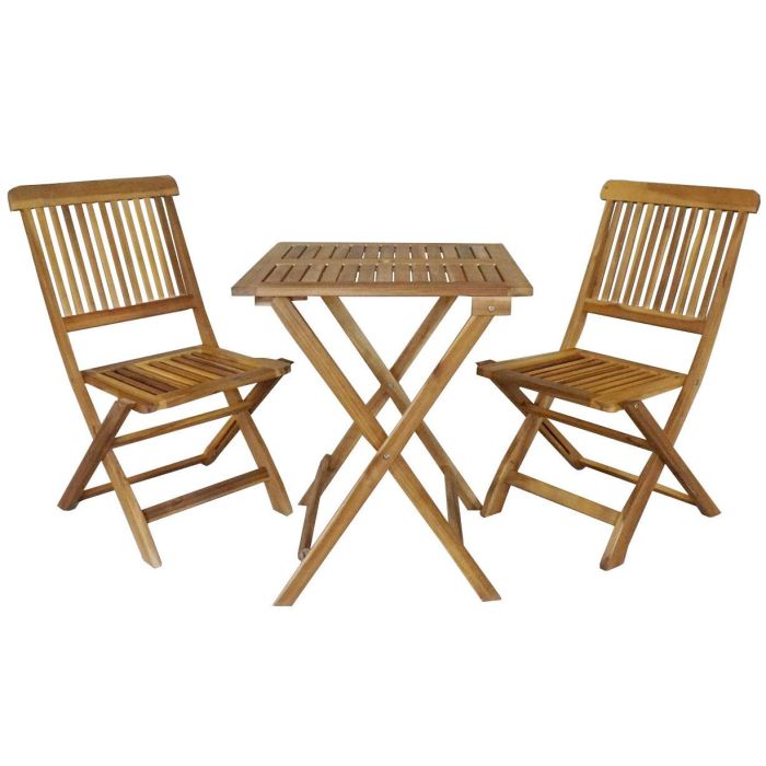 Mesa Terraza Y Jardin DKD Home Decor Marron 60 x 74 x 60 cm Set de 3