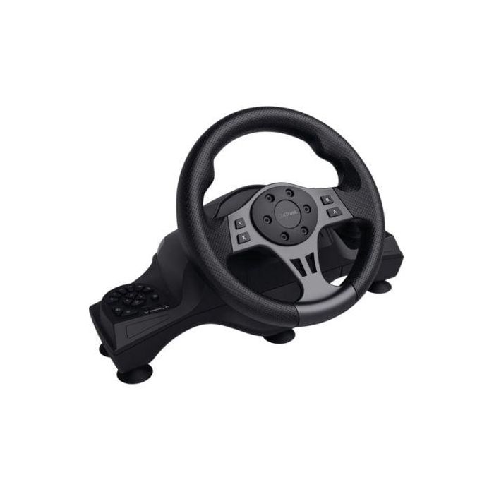 Trust Gaming GXT 289 MOVI Volante con Pedales para PC, PS4, Xbox Series X/S, Switch - Rotación 270-900º, Vibración, Levas y Palanca de Cambios 4