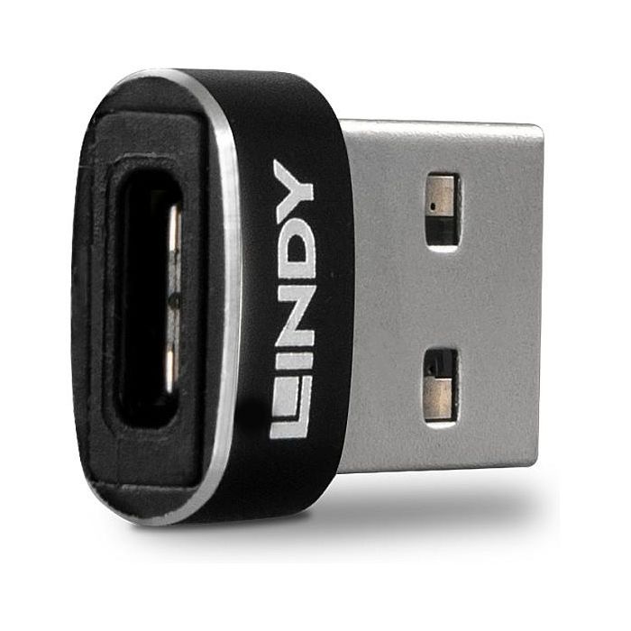 Lindy Adaptador USB 2.0 Low Profile Tipo A a C, 480Mbps 1 Lindy Adaptador USB 2.0 Low Profile Tipo A a C, 480Mbps 1