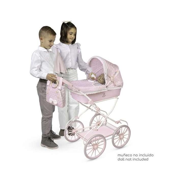 Coche de muñeca plegable con sombrilla y bolso - para muñecas de hasta 48 cm. 1 Coche de muñeca plegable con sombrilla y bolso - para muñecas de hasta 48 cm. 1