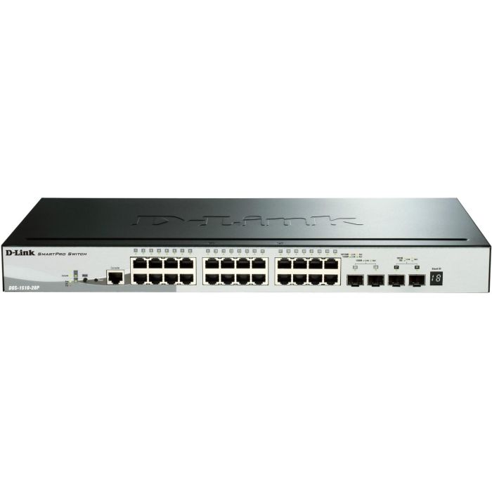 D-Link DGS-1510-28P/E Switch Smart Gestionable 28 Puertos Gigabit PoE, SFP+ 10GbE