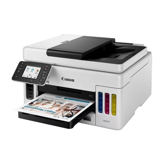 Canon MAXIFY GX6050 Impresora Multifunción 3en1 Tinta A4 LAN WiFi Dúplex ADF - Copia, Escáner, Imprime Color 3