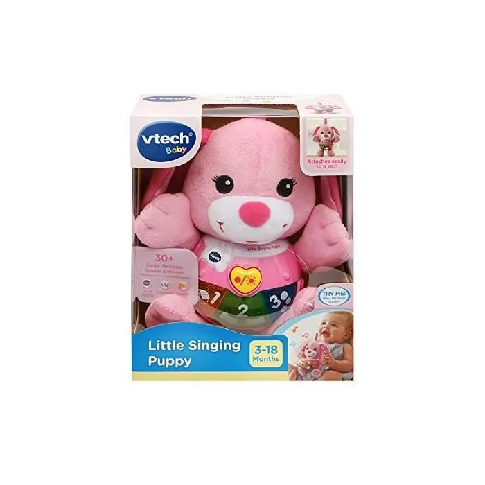 Vtech Baby Peluche Chant'toutou Rosa Interactivo para Niños con Melodías y Aprendizaje Musical, A Partir de 3 Meses 4 Vtech Baby Peluche Chant'toutou Rosa Interactivo para Niños con Melodías y Aprendizaje Musical, A Partir de 3 Meses 4