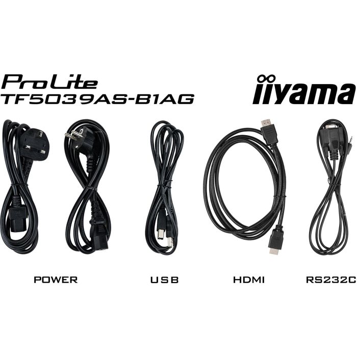 IIYAMA TF5039AS-B1AG Pantalla Táctil 49.5" (125.7cm) 4K Ultra HD LED 24/7 para Señalización Digital 5 IIYAMA TF5039AS-B1AG Pantalla Táctil 49.5" (125.7cm) 4K Ultra HD LED 24/7 para Señalización Digital 5