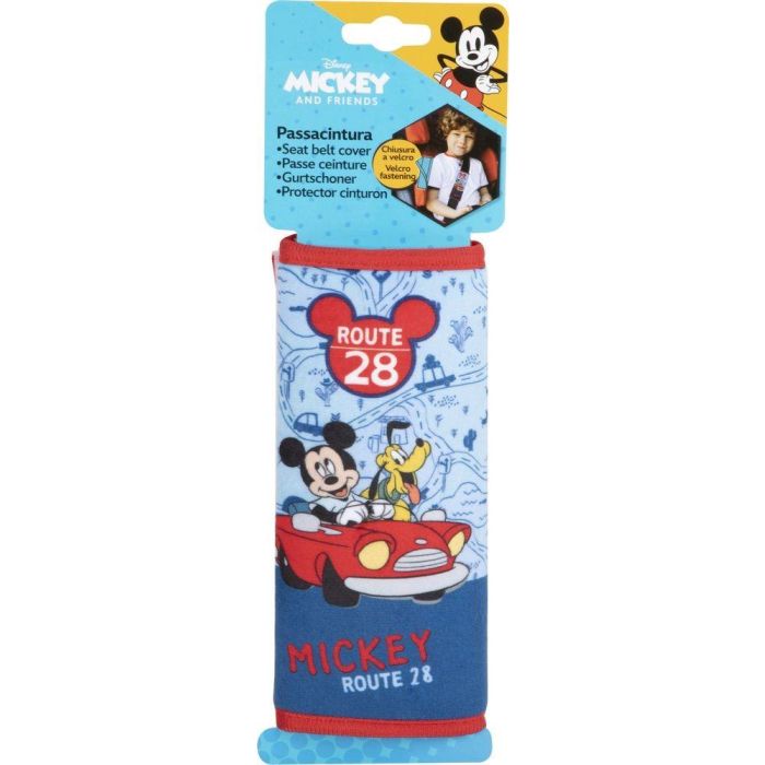 Disney Cinturón Lazo Suave Mickey CZ10629 Personalizado Lavable a Mano Poliéster Poliuretano 8x18,5x3 cm 4