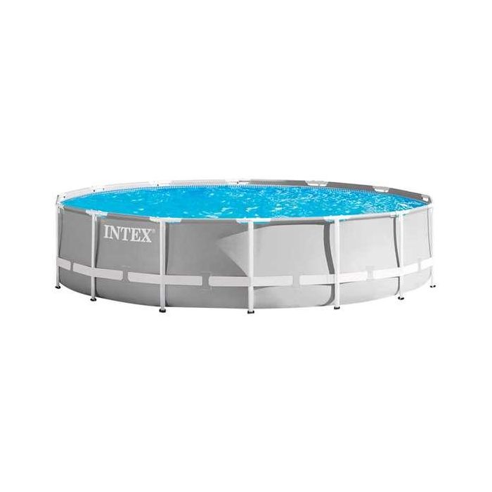 Piscina Desmontable Intex Prism Frame 14.614 l Gris 457 x 107 cm 6 Piscina Desmontable Intex Prism Frame 14.614 l Gris 457 x 107 cm 6