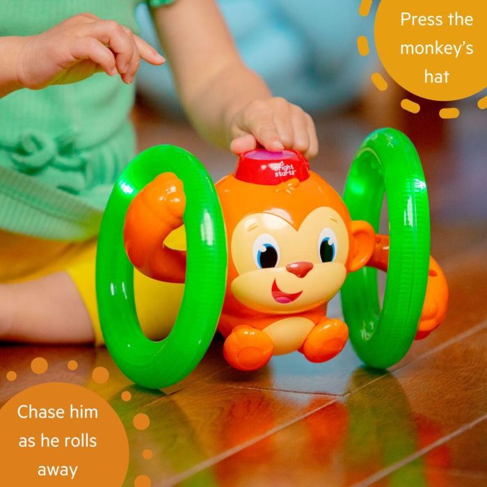 Juguete Musical Bright Starts Little Roll & Glow Monkey 11 Juguete Musical Bright Starts Little Roll & Glow Monkey 11