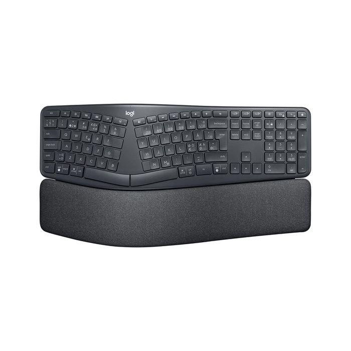 Logitech Teclado Ergonómico ERGO K860, Inalámbrico Bluetooth y Logi Bolt, Soporte Muñeca, Diseño Dividido, Español 1