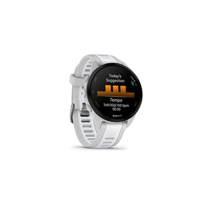 Reloj GPS conectado - GARMIN - Forerunner 165 - 1.2 - Blanco con pulsera Blanca y Gris Claro 1 Reloj GPS conectado - GARMIN - Forerunner 165 - 1.2 - Blanco con pulsera Blanca y Gris Claro 1