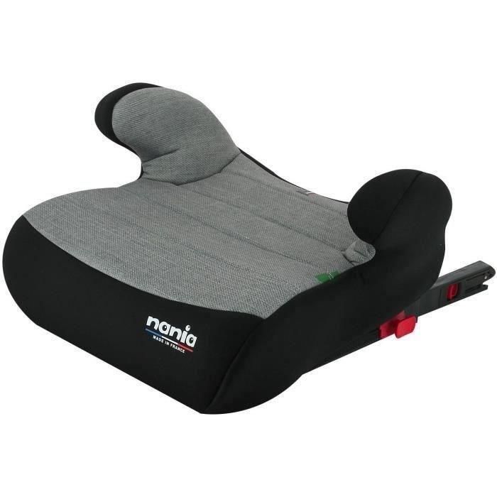 Asiento elevador con fijaciones isofix NANIA ALPHIX 135-150 cm R129 de 8 a 12 años Fabricado en Francia Con reposabrazos Gris 1 Asiento elevador con fijaciones isofix NANIA ALPHIX 135-150 cm R129 de 8 a 12 años Fabricado en Francia Con reposabrazos Gris 1