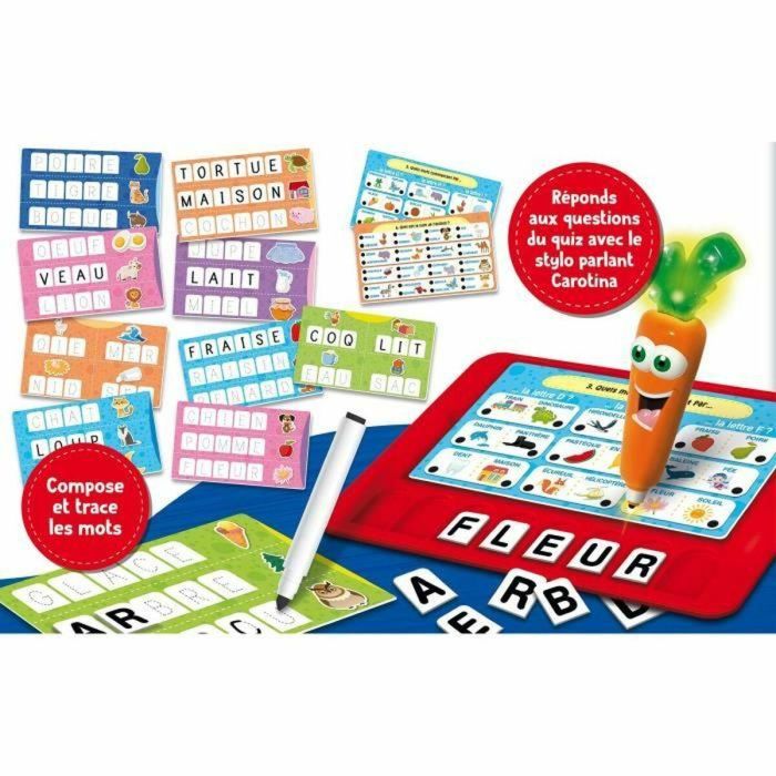 Lisciani Giochi LIS8008324104871 Tableta de Escritura Carotina Luminosa y Parlante para Enriquecer el Vocabulario 3