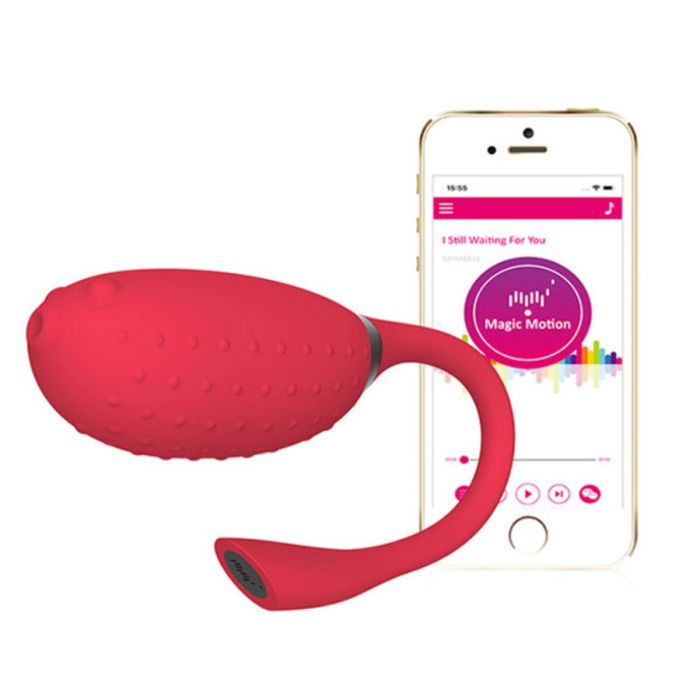 Huevo Vibrador Magic Motion Fugu Rojo