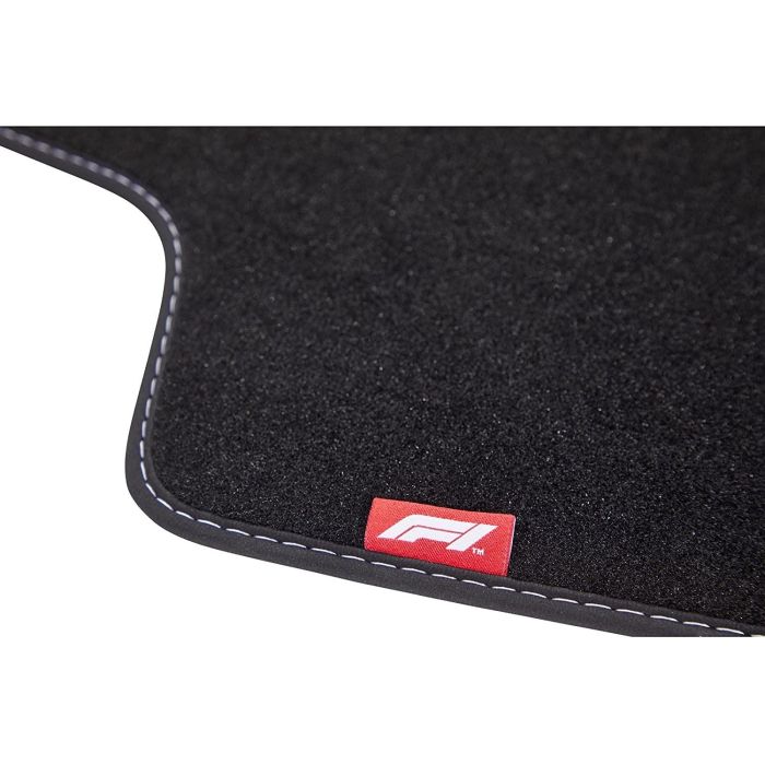 Alfombra De Coche Cm580 4Tlg Negro-Blanco F110861 4 Alfombra De Coche Cm580 4Tlg Negro-Blanco F110861 4