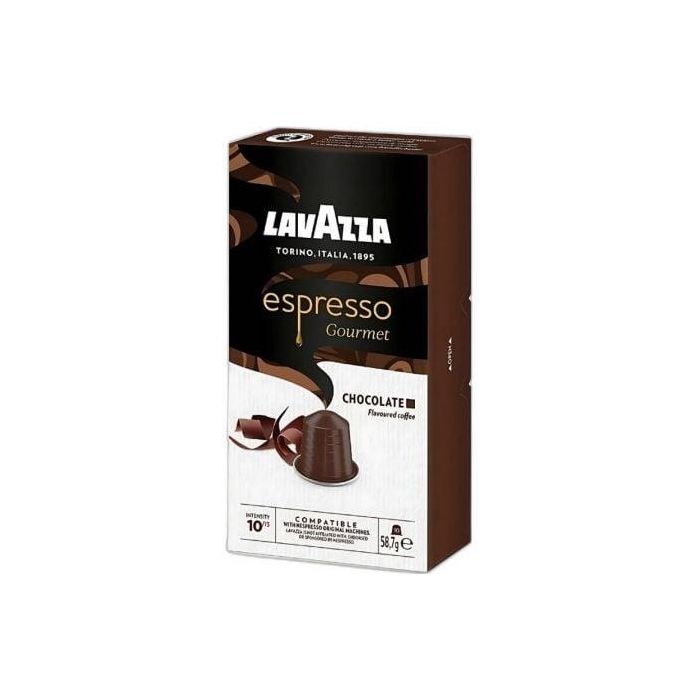 Cápsula Lavazza Espresso Gourmet Chocolate para cafeteras Nespresso/ Caja de 10 1 Cápsula Lavazza Espresso Gourmet Chocolate para cafeteras Nespresso/ Caja de 10 1