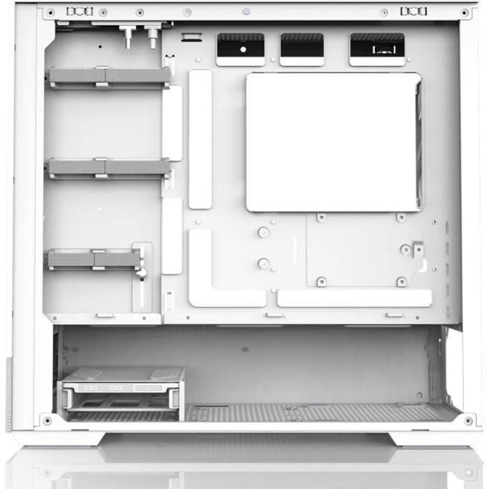 Caja de PC Mini Tower sin fuente de alimentación - ZALMAN P30 AIR (Blanco) - Micro ATX/Mini-ITX - 3x140mm A-RGB - Mesh - USB-C/3.0/HD Audio 3