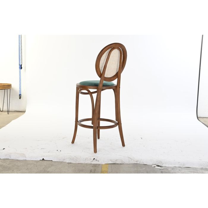 DKD Home Decor Taburete Horeca Marron Oscuro 43 x 108 x 43 cm 4