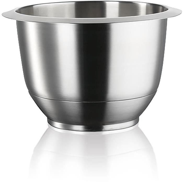 Bosch MUZ5ER2 Bol de acero inoxidable para Robot de cocina MUM5, 3,9 L, hasta 0,75 kg de harina y 2 kg de masa máxima. Bosch MUZ5ER2 Bol de acero inoxidable para Robot de cocina MUM5, 3,9 L, hasta 0,75 kg de harina y 2 kg de masa máxima.